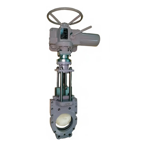 Задвижка шиберная ABRA KV-03 DN 600 PN 10 чугунная фланцевая с электроприводом