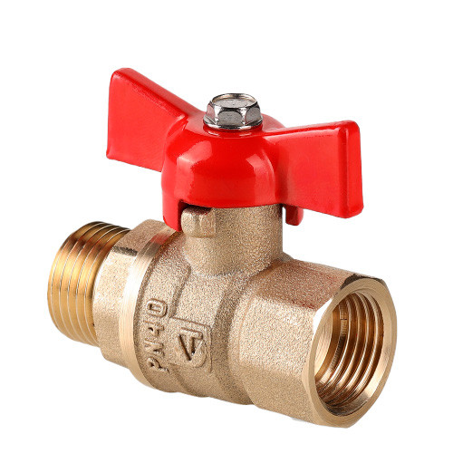 Кран шаровой VALTEC СТАНДАРТ 3/4&amp;quot; Ду20 Ру40 без покрытия с внутренней–наружной резьбой VT.123.GN.05
