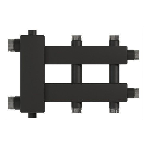 Коллектор распределительный Warme WKD.R.85.K.1+1+1 3-х контурный НР 1 1/2&amp;quot;x1&amp;quot; Ду 40 Ру 6 без теплоизоляции