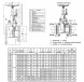 Задвижка Jafar 2502 DN 65 PN 16 с обрезиненным клином и индикатором положения клина фланцевая