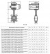 Затвор дисковый поворотный ABRA BUV-VF 863 EASTRN DN 80 PN 16/10 межфланцевый с электроприводом