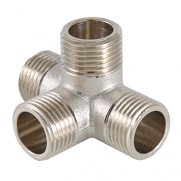 Латунная крестовина VALTEC 1/2&amp;quot; двухплоскостная VTr.661.N.0004