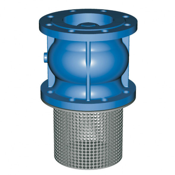 Клапан Tecofi CC3241 DN 200 обратный донный фланцевый PN 16