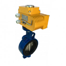 Затвор дисковый поворотный ABRA BUV-VF 863 EASTRN DN 100 PN 16/10 межфланцевый с электроприводом