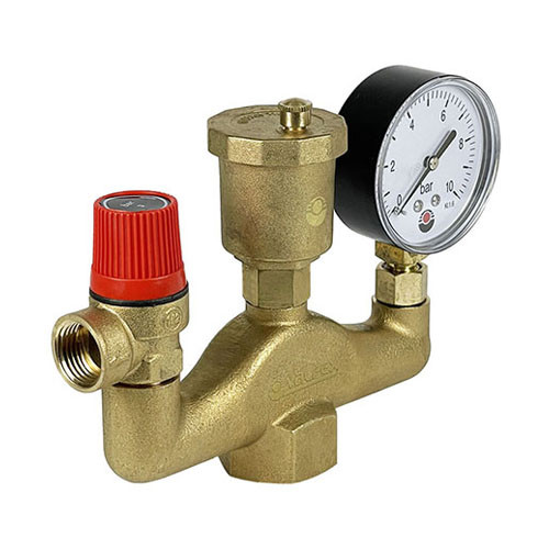 Группа безопасности VALFEX VF.461.0.3 ВР 1&amp;quot;x1/2&amp;quot;x1/4&amp;quot; DN 25 PN 10 для закрытых систем отопления