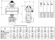 Кран шаровой ABRA BV11 DA ВР 1 1/4&amp;quot; DN 32 PN 40 с пневмоприводом нержавеющая сталь