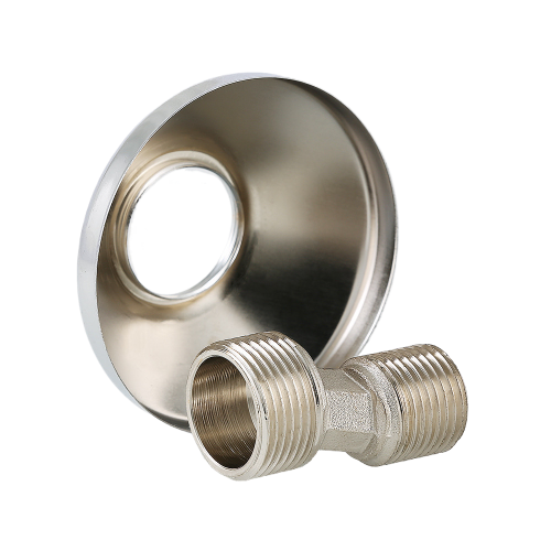 Латунный эксцентрик VALTEC 3/4&amp;quot; х 1/2&amp;quot; с декоративной чашкой VTr.670.N.0504