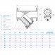 Фильтр DENDOR 021YM DN 80 PN 16 сетчатый модернизированный фланцевый