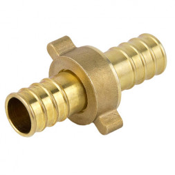Соединитель для шланга латунный Aquasfera 9105-03 DN 20 PN 25 разъёмный, 9105-03