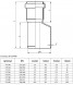 Переход эксцентрический PP-MD Ostendorf KG2000R DN 250/200 (редукция) усиленный