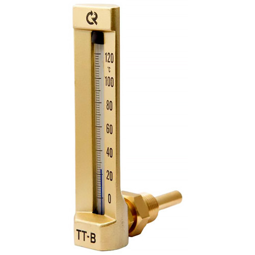 Термометр РОСМА ТТ-В-150/40 У11 Корп=150мм L=40мм 10 МПа G1/2&amp;quot; Траб = -30…+70°C жидкостный виброустойчивый угловой УТ-00050948