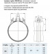 Врезной хомут HAWLE 5250 DN 280 PN 16 системы HAKU с отводом с внутренней резьбой 1 1/4&amp;quot;*