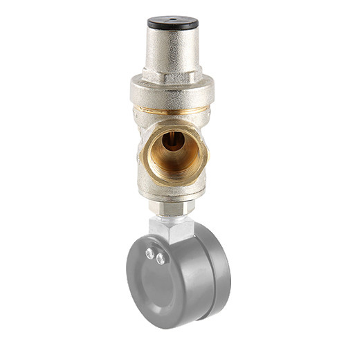 Редуктор давления VALTEC VT.088.N.0455SM 1/2&amp;#039;&amp;#039; DN 15 PN 16 поршневой, регулируемый, прямого действия, без манометра-индикатора, латунный с никелевым покрытием