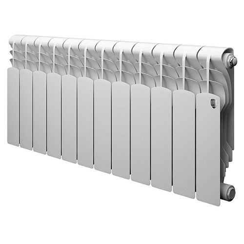 Радиатор биметаллический Royal Thermo Revolution Bimetall 350 (12 секции) Bianco Traffico