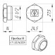 Латунная пробка VALTEC 1/2&amp;quot; резьбовая VTr.583.N.0004