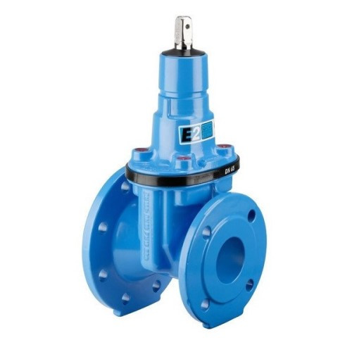 Задвижка HAWLE 4150E2 DN 300-200 PN 10 фланцевая клиновая чугунная с обрезиненным клином переходная
