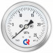 Манометр РОСМА ТМ-320Т.00 (0...0,16 МПа) Байонет Дкорп=63мм кл. 1,5 G1/4&amp;quot; виброустойчивый (готовый к гидрозаполнению) осевой 00000037110