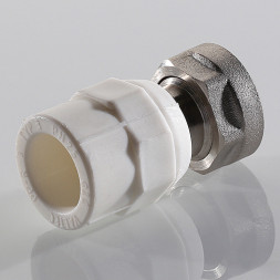 Переходник VALTEC VTp.708.E ВР 3/4&amp;quot; DN 20 PN 25 евроконус полипропиленовый комбинированный