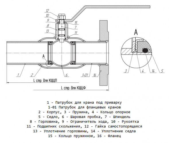 Кран шаровой цельносварной LD КШ.Ц.П.GAS.200.025.П/П.02 Ду 200 Ру 25 стальной полнопроходный под приварку