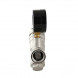 Клапан подпиточный VALTEC VT.515.N.05 DN 3/4&amp;#039;&amp;#039; 20 PN 16 с фильтром и манометром, латунный с никелевым покрытием