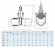 Задвижка HAWLE 4027E2 DN 250/274 PN 16 раструбная клиновая чугунная с обрезиненным клином стандарта VRS