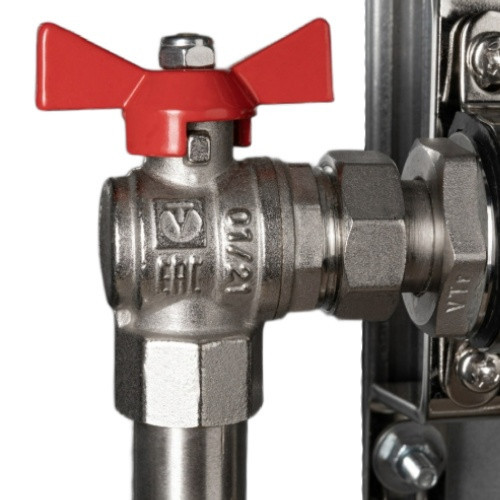Узел квартирный коллекторный Valtec VT.GP.00005.ZL9 3/4&amp;quot; для систем водяного отопления, подключение слева, 9 выходов, без шкафа