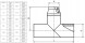 Тройник 1200х900 мм SDR17 90° ПЭ100 неравнопроходный сварной сегментный ПНД