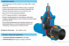 Задвижка HAWLE 4027E2 DN 300/326 PN 16 раструбная клиновая чугунная с обрезиненным клином стандарта VRS