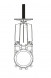 Задвижка GROSS DN 80 PN 10 шиберная с выдвижным штоком c маховиком