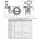 Затвор ЭНЭКОС Вр1 DN 300 PN 10 поворотный фланцевый с двойным эксцентриком с редуктором, электроприводом и блоком управления