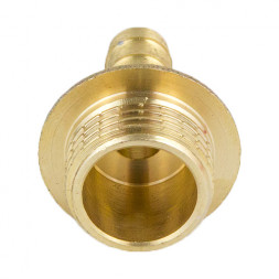 Переходник для шланга латунный Aquasfera 9102 DN 10x15 PN 25 резьба - 1/2&amp;#039;&amp;#039;x10, резьбовой НР-НР, 9102-01