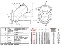 Клапан Tecofi CBL4240 DN 40 обратный шаровый фланцевый PN 10