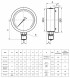 Манометр РОСМА ТМ-321Р.00 (0...1 МПа) Байонет Дкорп=63мм кл. 1,5 M12x1,5 коррозионностойкий виброустойчивый радиальный УТ-00055454