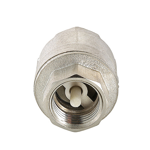 Клапан обратный VALTEC VT.161.N.08 1 1/2&amp;quot; DN 40 PN 25 пружинный резьбовой, латунный с никелевым покрытием