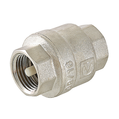 Клапан обратный VALTEC VT.161.N.08 1 1/2&amp;quot; DN 40 PN 25 пружинный резьбовой, латунный с никелевым покрытием