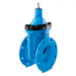 Задвижка HAWLE 4000E3 DN 150 PN 10/16 фланцевая клиновая чугунная под шток с обрезиненным клином разборная