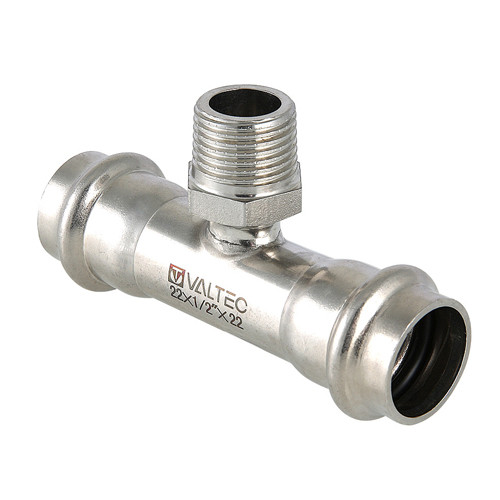 Тройник переходной VALTEC VTi.933.I НР 1/2&amp;quot; DN 28x15x28 PN 16 нержавеющая сталь