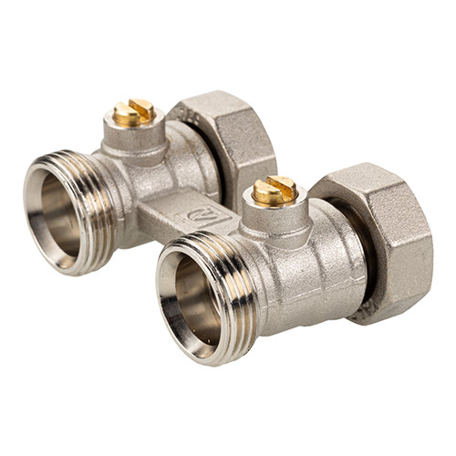 Узел радиаторный Valtec VT.345.NE 3/4&amp;quot; (евроконус) PN 10 для нижнего подключения прямой, без адаптеров