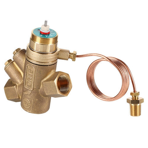 Автоматический регулятор перепада давления Valtec VT.043.GA 3/4&amp;quot; DN 20 PN 25 настраиваемый с регулирующим клапаном, 3-17 кПа