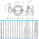 Затвор PAM Saint-Gobain EUROSTOP JPA DN 800 PN 10 поворотный фланцевый с двойным эксцентриком под электропривод надземный