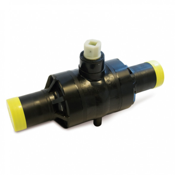 Кран шаровый AVK 85/50 DN 25 PN 10 полиэтиленовый полнопроходный