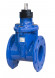 Задвижка VAG EKOPlus DN 150 PN 10/16 фланцевая клиновая чугунная со штурвалом с обрезиненным клином