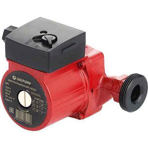 Насос циркуляционный Unipump UPC 32-40 180 с мокрым ротором H=4,5м Q=56л/мин арт. 34085