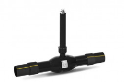 Кран шаровой газовый TEMPER 59245400 полнопроходной под приварку DN 400 PN 16/25 с переходом на ПЭ патрубки