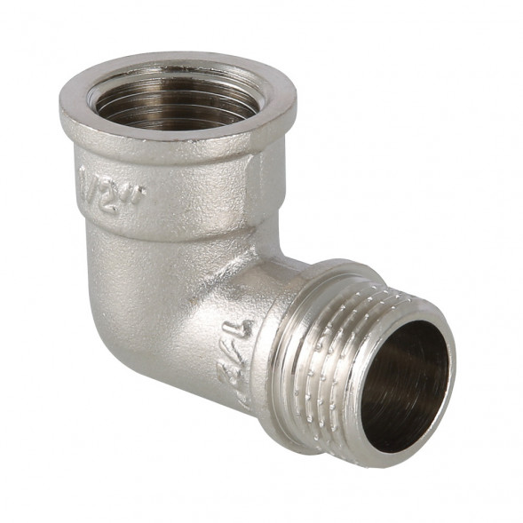 Латунный угольник VALTEC 1/4&amp;quot; резьбовой 90 с переходом на наружную резьбу VTr.092.N.0002