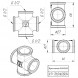 Латунная крестовина VALTEC 1/2&amp;quot; VTr.760.N.0004