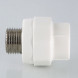 Переходник VALTEC VTp.701 НР 1/2&amp;quot; DN 20x15 PN 25 полипропиленовый комбинированный