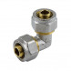 Угольник латунный Aquasfera 7005 DN 20 PN 16 покрытие - никель, компрессионный, 7005-02
