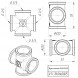 Латунная крестовина VALTEC 3/4&amp;quot; VTr.760.N.0005