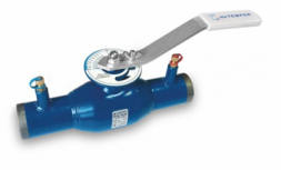 Кран шаровой регулирующий TEMPER 68220050 под приварку DN 50 PN 40 с измерительными ниппелями